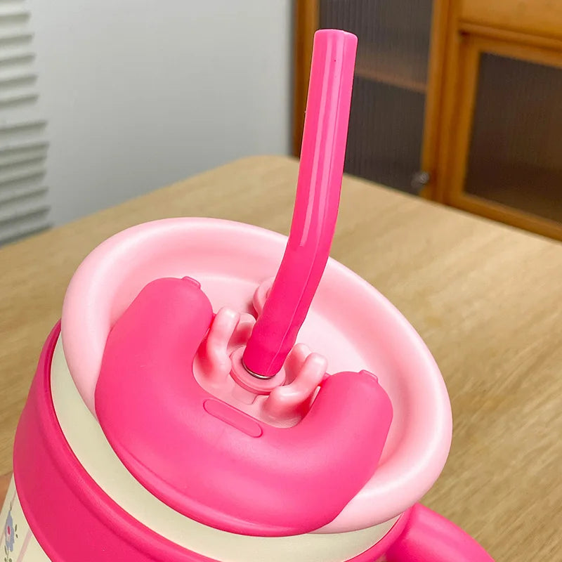 700 ML/1.2L Tumbler with handle Lid Stre