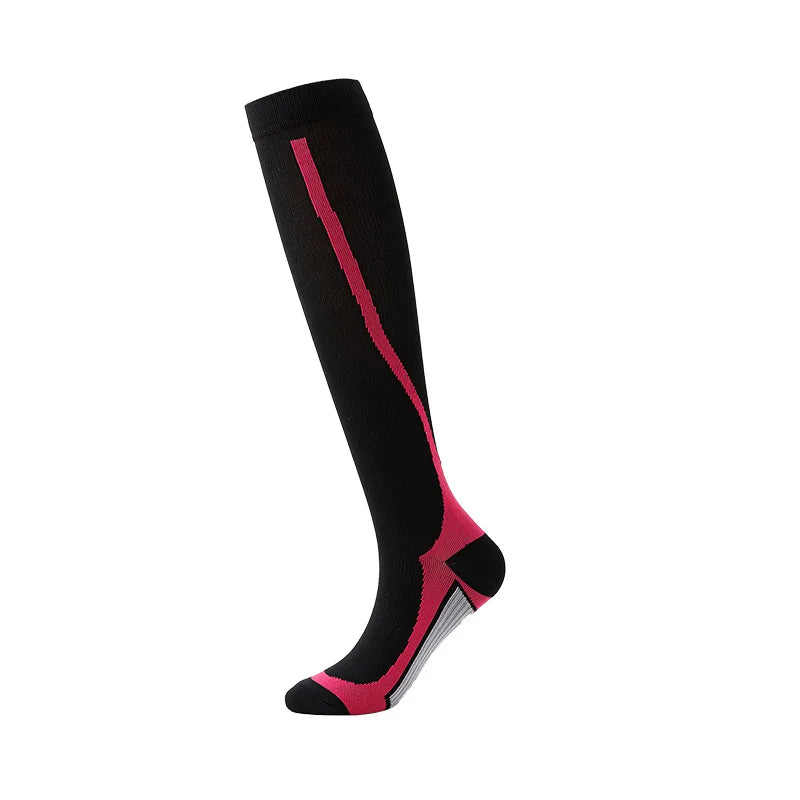 Compression Socks Woman Men Basketball Hockey Yoga Non Slip Over The Knee Sport Football Cycling Knee High