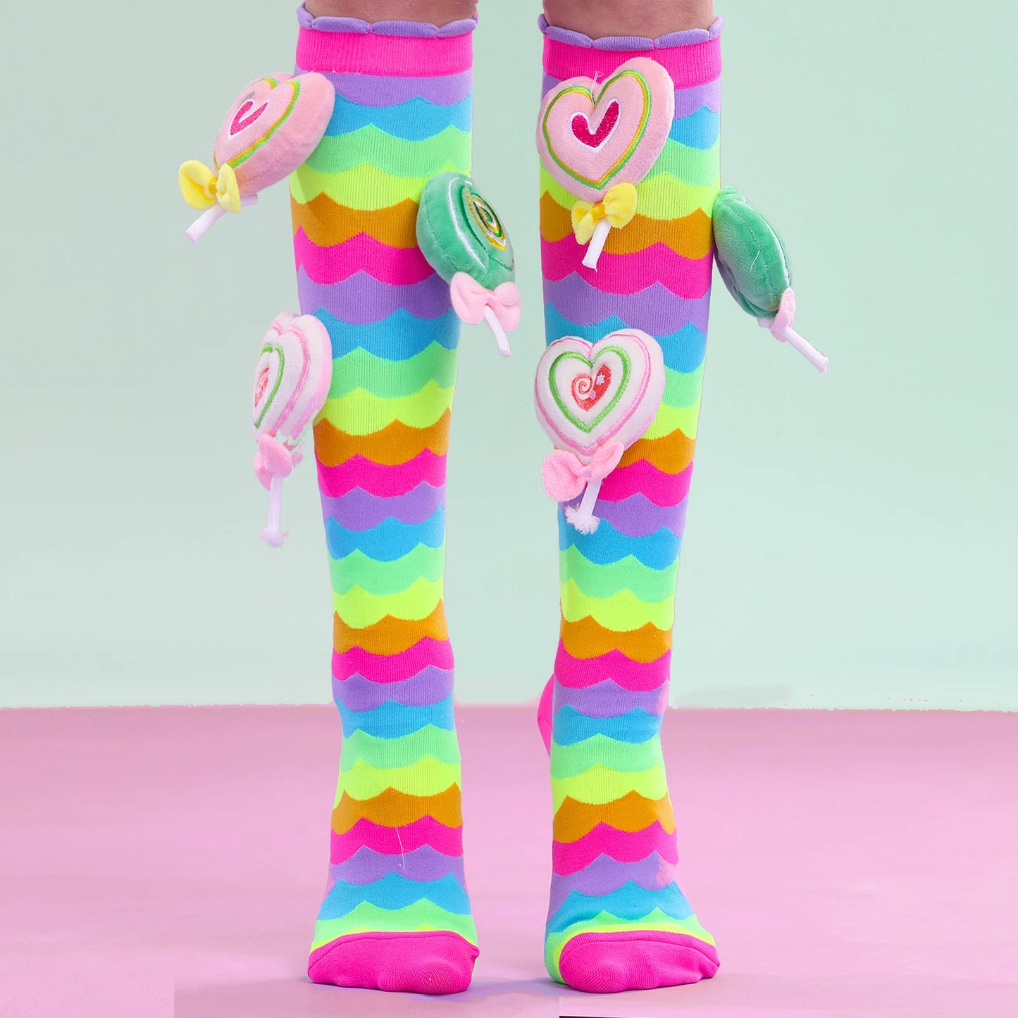 Crazy socks Cute girl socks girls wacky Funky Stretch Mid