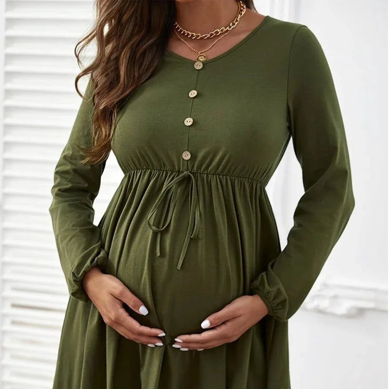 Maternity Dress Soft & comfortable dress for pregnant moms and mothers to be, very cute and comfy for your beautiful baby bump