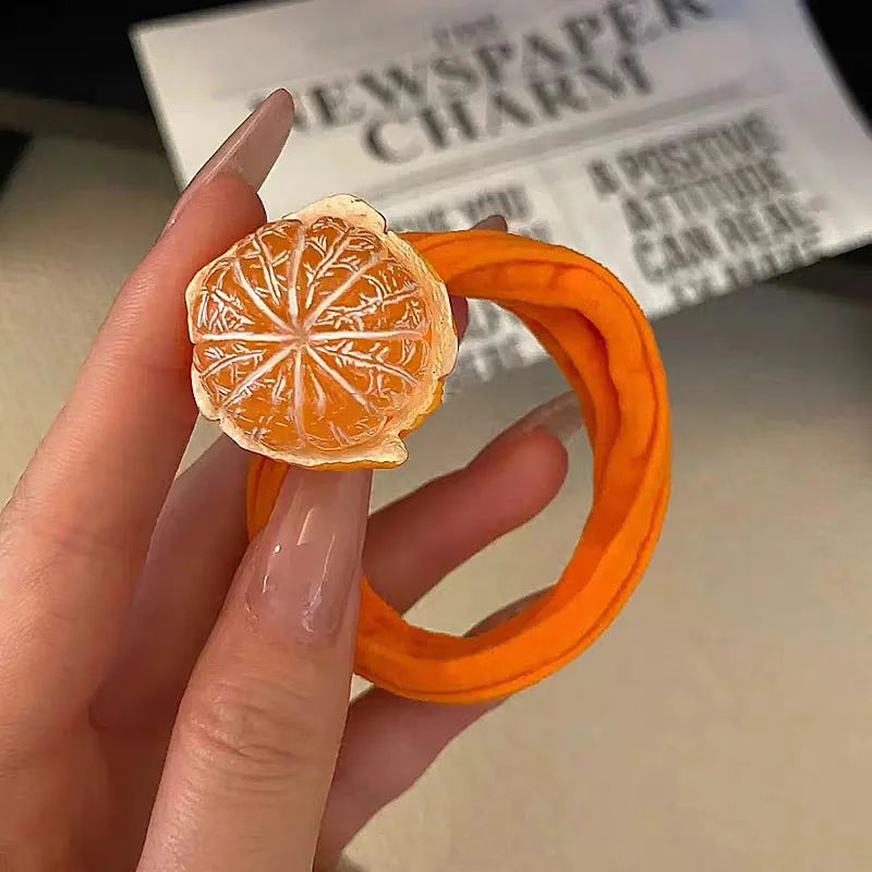 Tie Fruit Hair Rope Ponytail Holder
