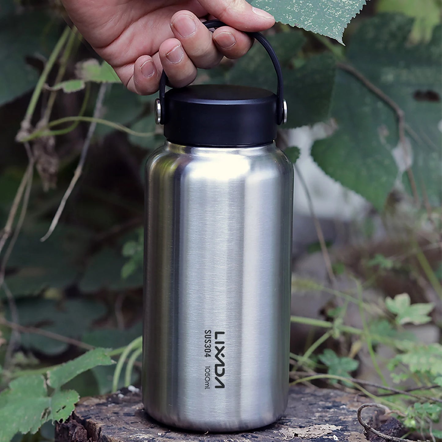 LIXADA Stainless Steel Water Bottle Leak Proof Sports Bottle