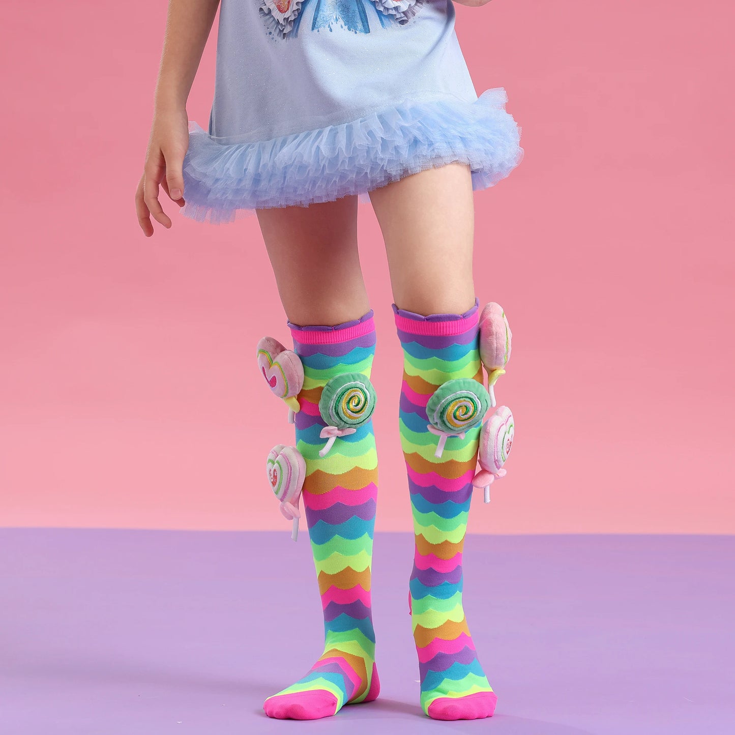 Crazy socks Cute girl socks girls wacky Funky Stretch Mid