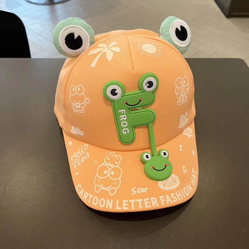Cartoon animal basket ball cap for kids