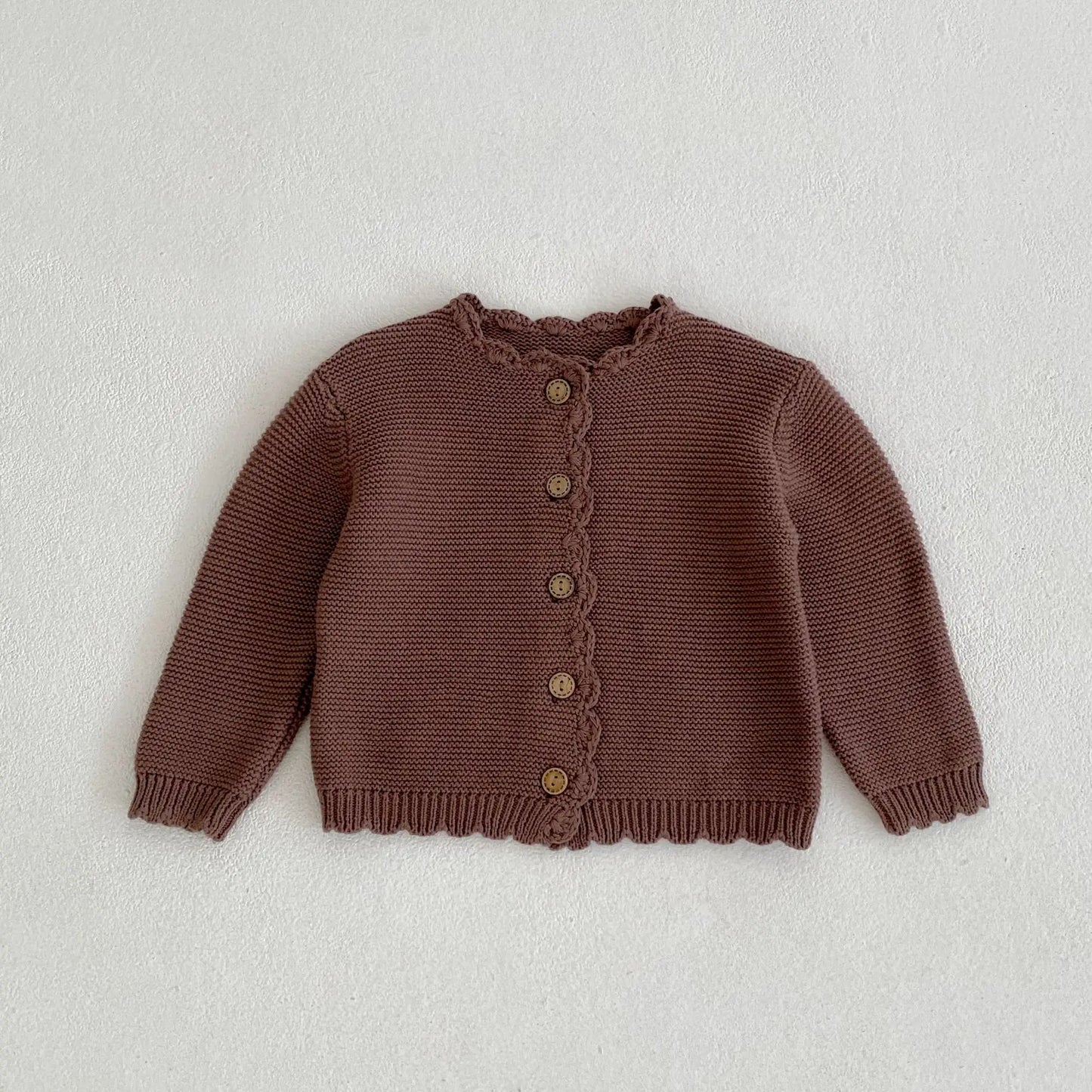 Baby & Toddler Long Sleeve Sweater Coat Boys Girls O-neck Cardigan Jacket