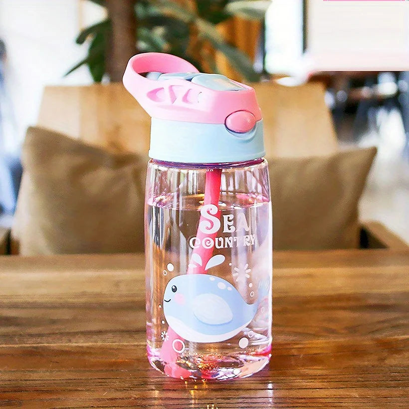480ML Kids Water Sippy Cup