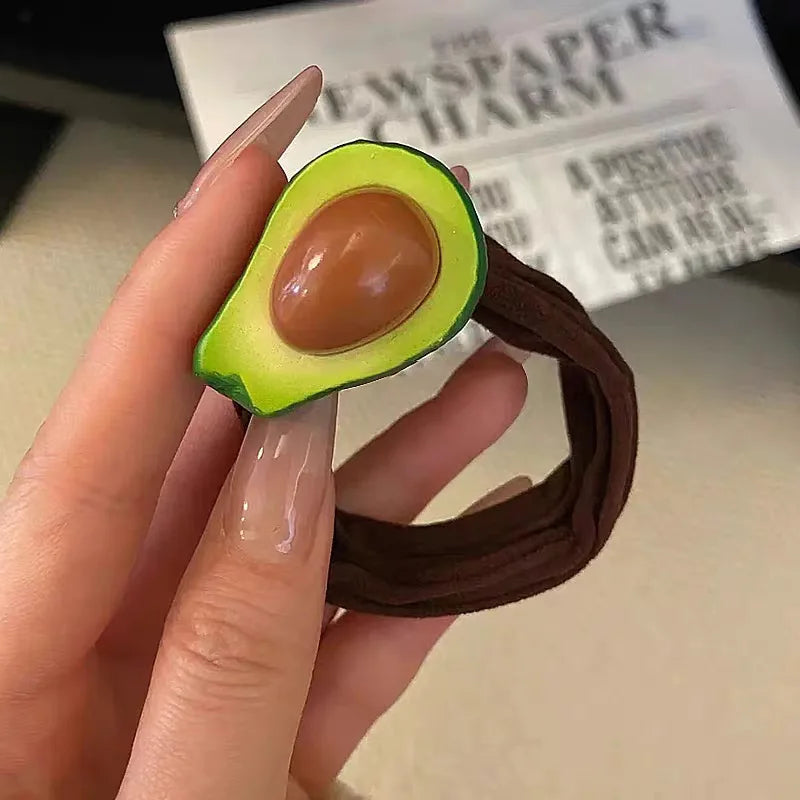 Tie Fruit Hair Rope Ponytail Holder