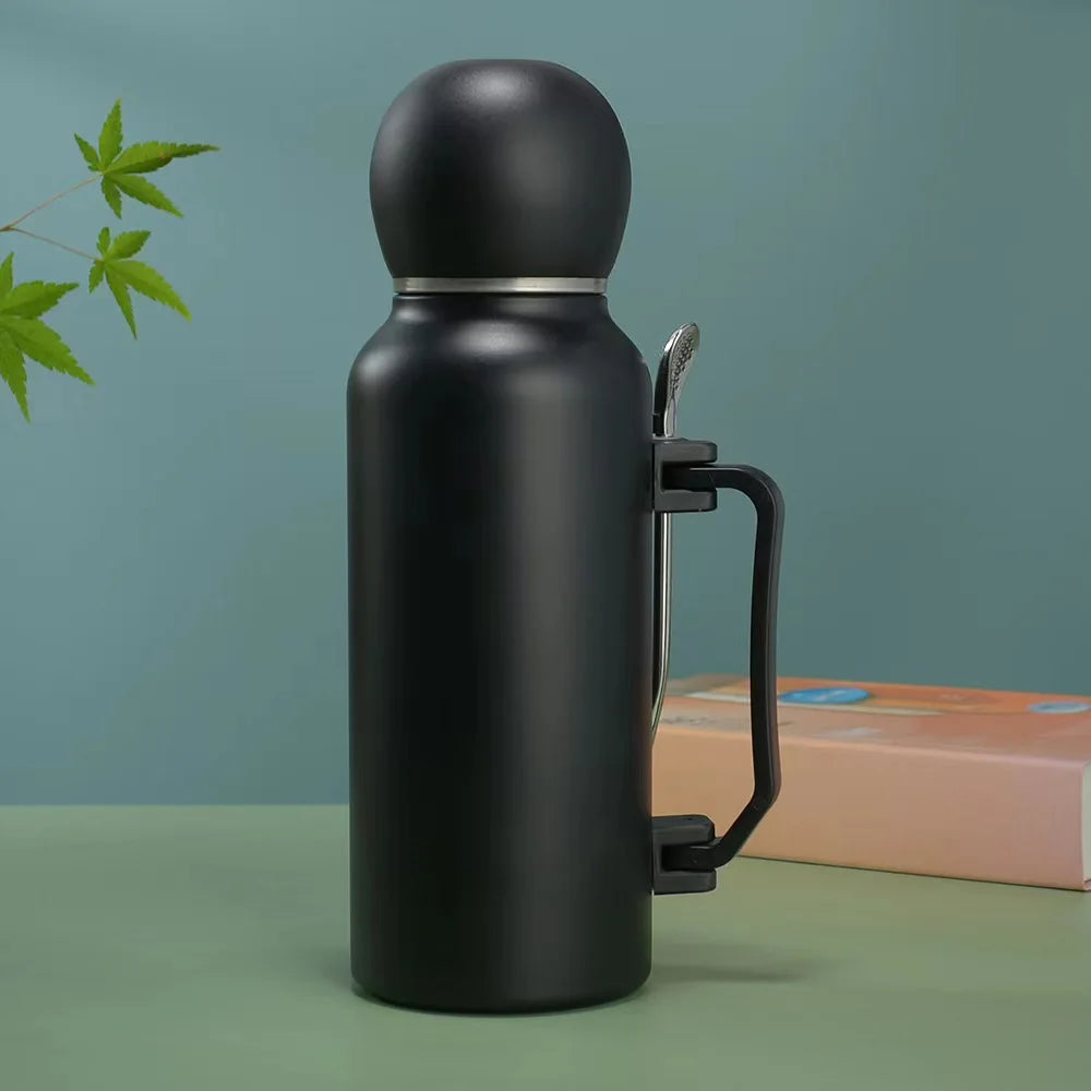 1.2L Large Capacity Stainless Steel Thermos Portable Vacuum Flask