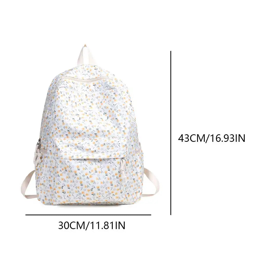 Japanese Flora Pattern Backpack