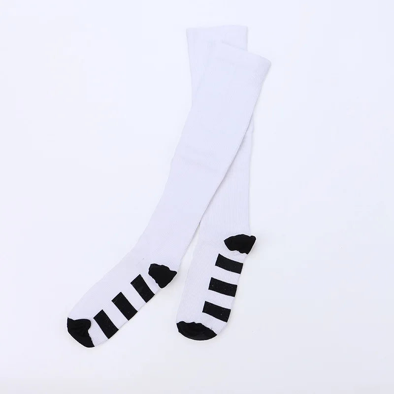 Compression Socks Woman Men Basketball Hockey Yoga Non Slip Over The Knee Sport Football Cycling Knee High