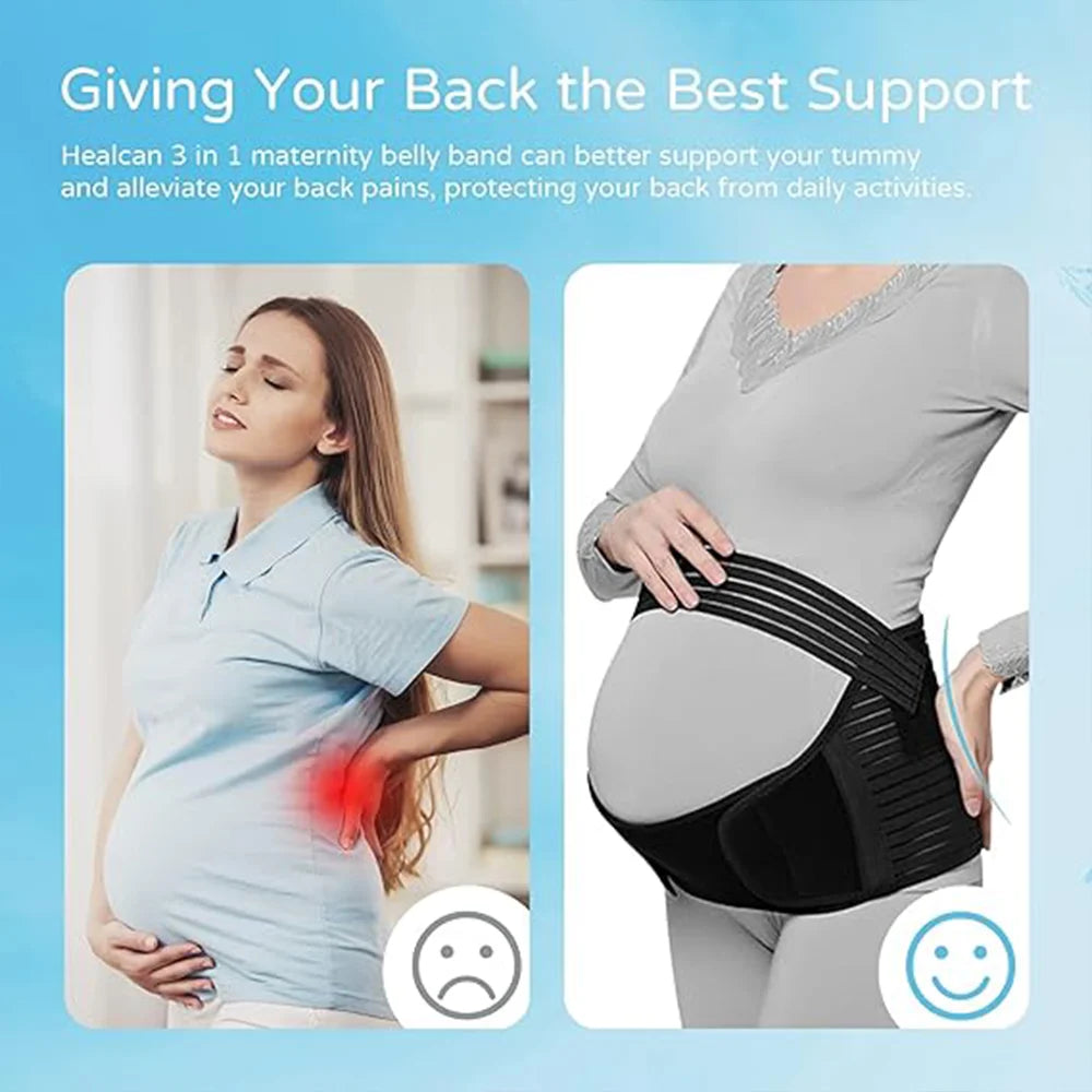 Pregnant Women Support Belly Band Back Clothes Belt Adjustable