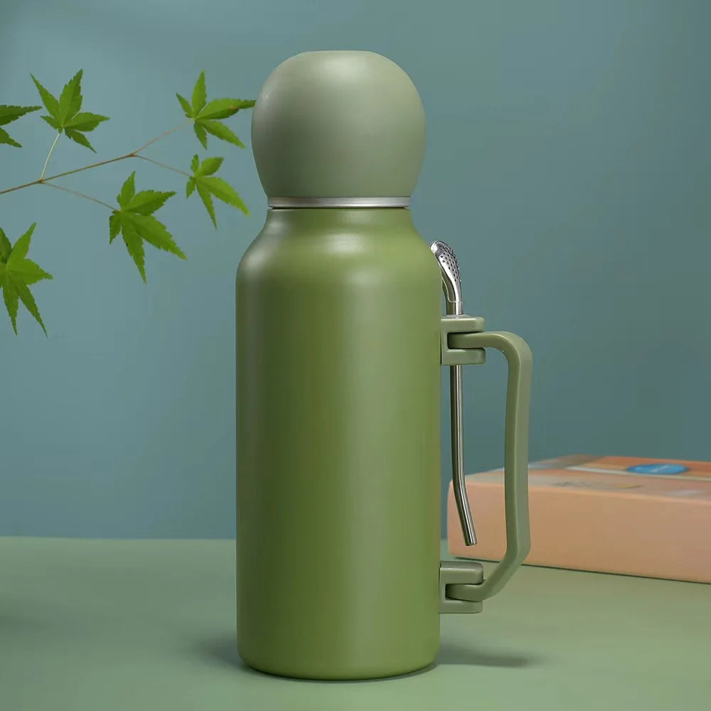 1.2L Large Capacity Stainless Steel Thermos Portable Vacuum Flask