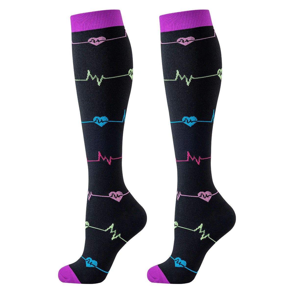 Compression Socks for Men Women 4 Pairs Running Sport Nurse Compression stocking Nurses Sport Ladies Lady Womens Running