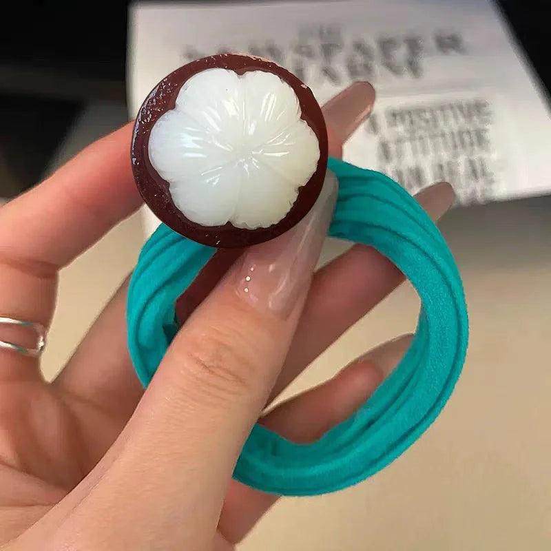 Tie Fruit Hair Rope Ponytail Holder