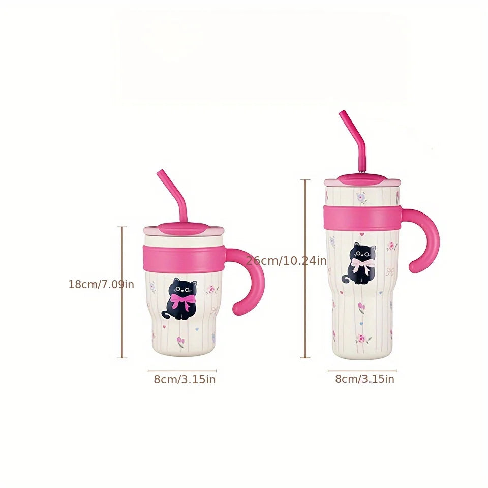 700 ML/1.2L Tumbler with handle Lid Stre