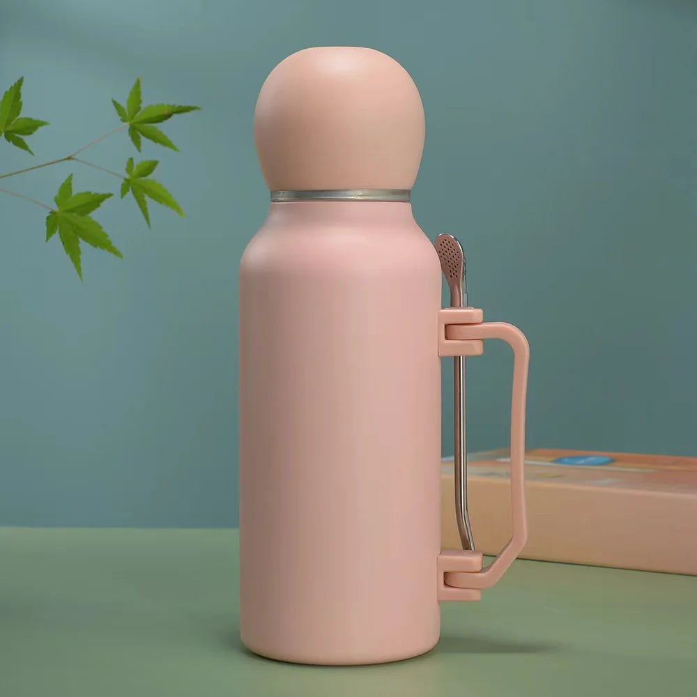 1.2L Large Capacity Stainless Steel Thermos Portable Vacuum Flask