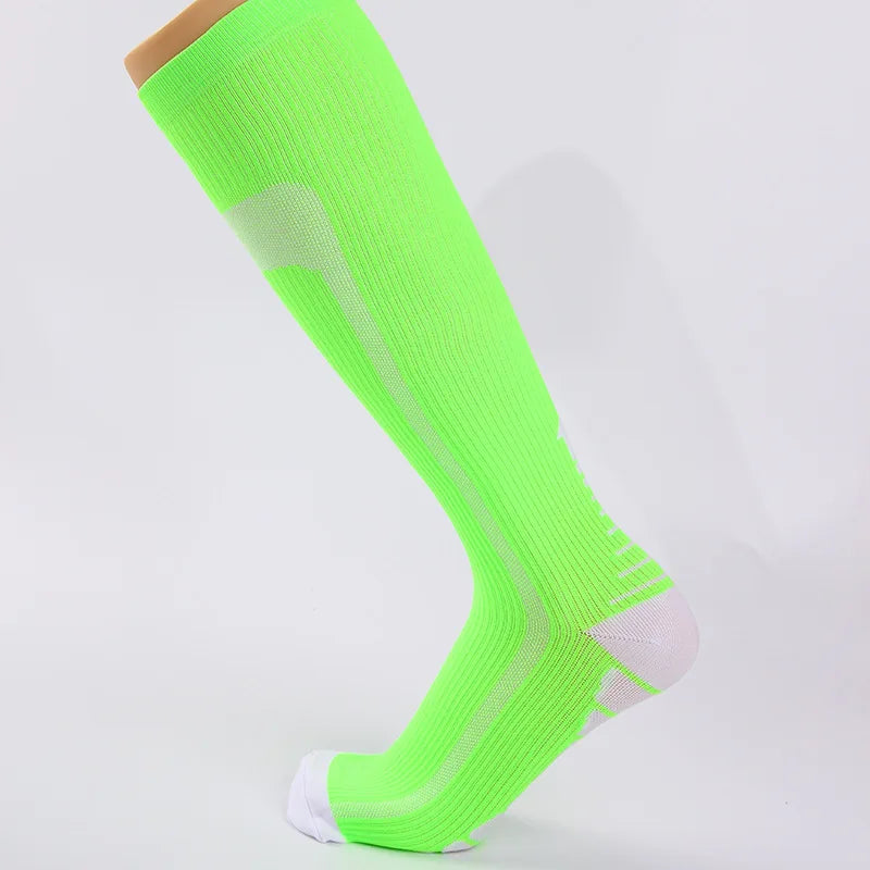 Compression Socks Woman Men Basketball Hockey Yoga Non Slip Over The Knee Sport Football Cycling Knee High