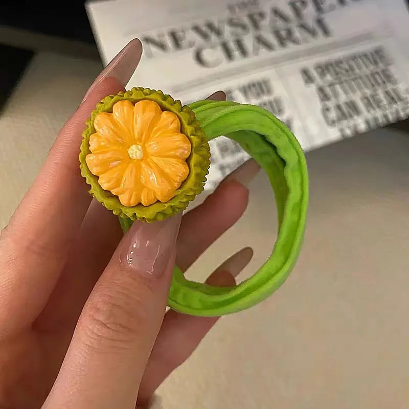 Tie Fruit Hair Rope Ponytail Holder