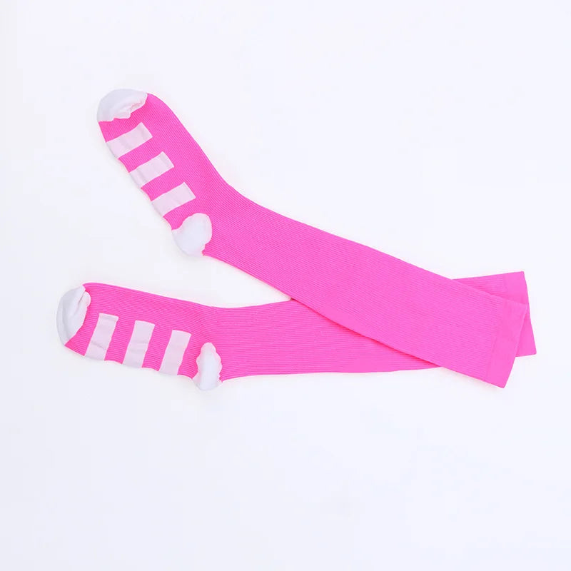 Compression Socks Woman Men Basketball Hockey Yoga Non Slip Over The Knee Sport Football Cycling Knee High
