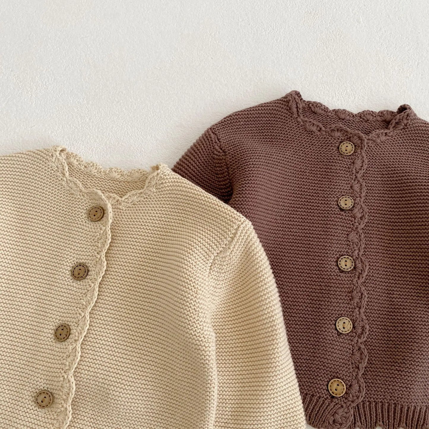 Baby & Toddler Long Sleeve Sweater Coat Boys Girls O-neck Cardigan Jacket