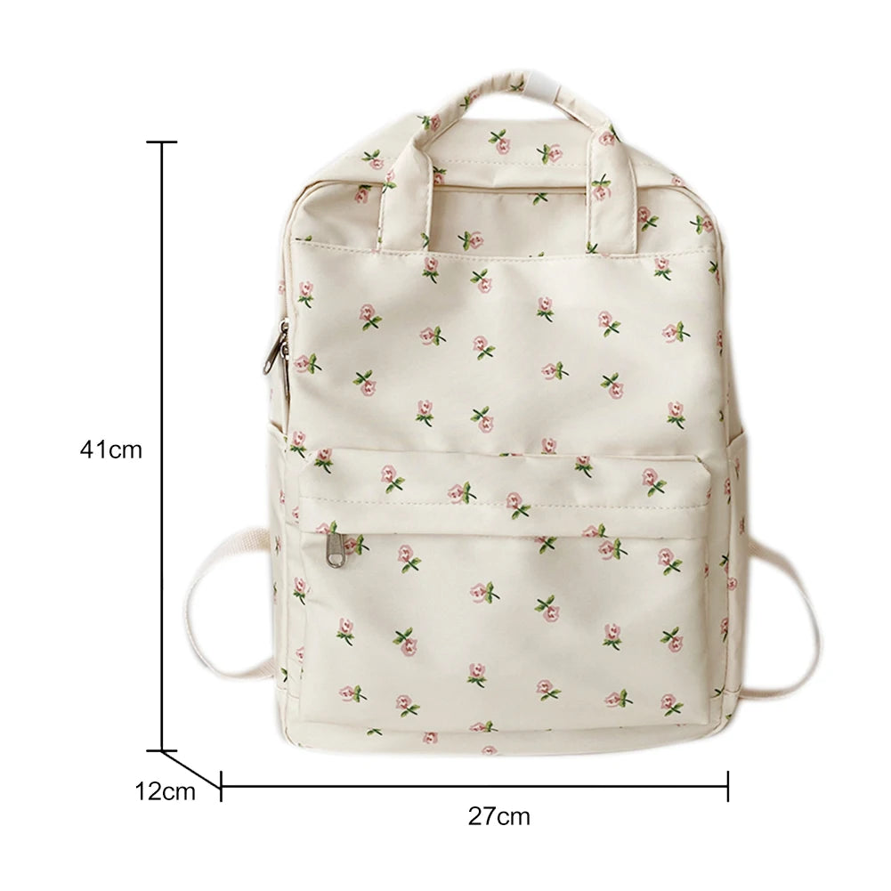 Japanese Flora Pattern Backpack
