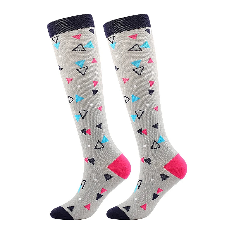 Compression Socks Medical Blood Circulation Swelling Men Women Elastic Socks Outdoor Marathon Fitness Travel Flying Sports Socks