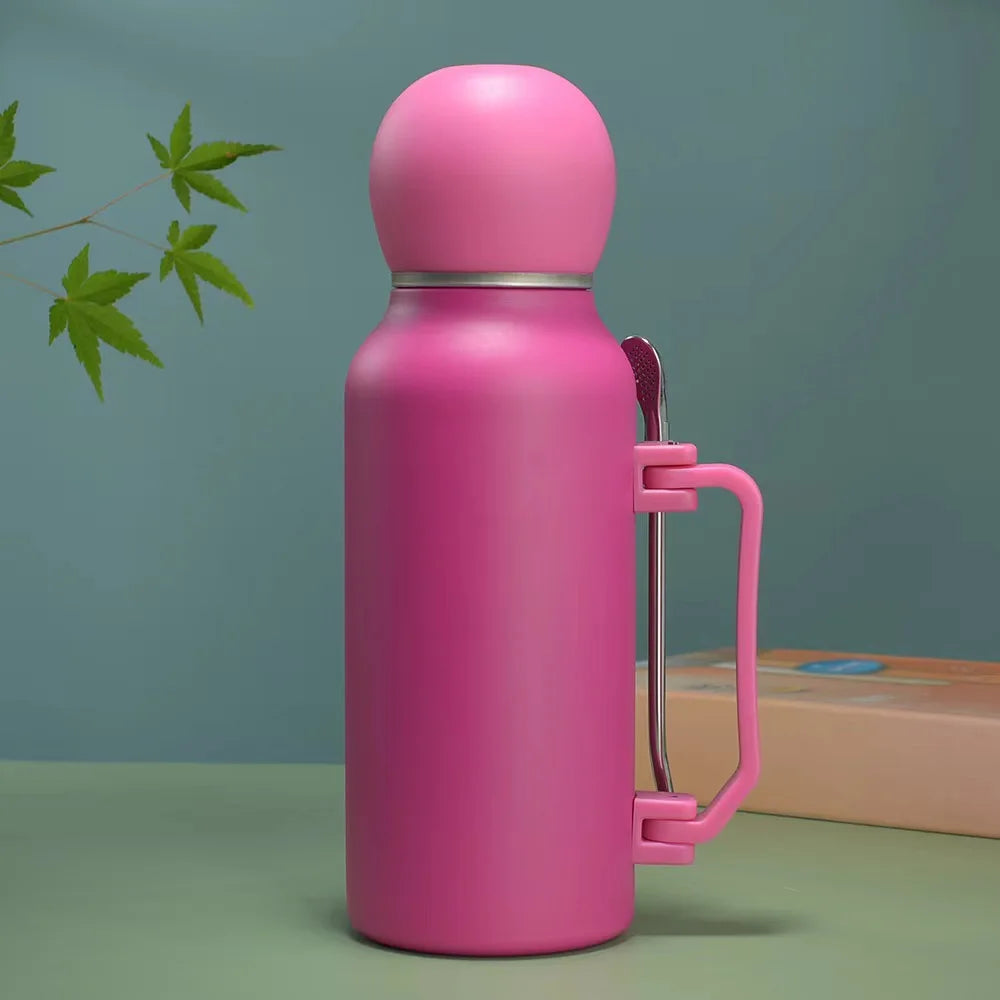 1.2L Large Capacity Stainless Steel Thermos Portable Vacuum Flask