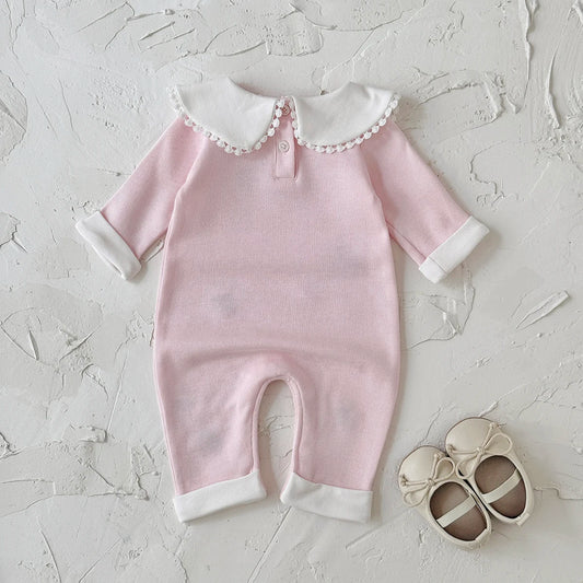 Autumn baby Clothing Long Sleeved Jumpsuit Cherry Print Jumpsuit,Toddler Bodysuit Kids Clothing 0-18 Months