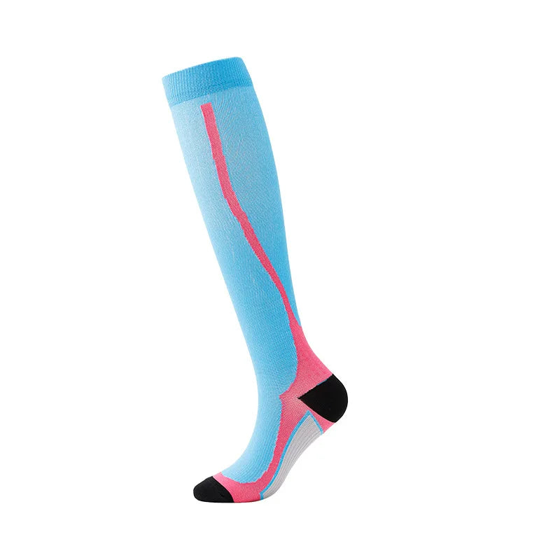 Compression Socks Woman Men Basketball Hockey Yoga Non Slip Over The Knee Sport Football Cycling Knee High