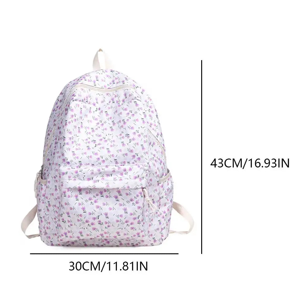Japanese Flora Pattern Backpack