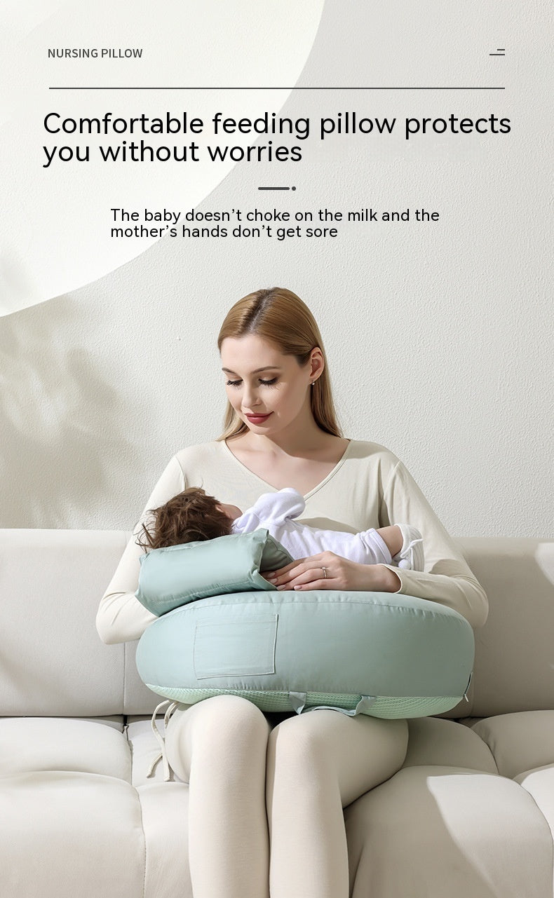 Nursing Pillow - Comfort & Support for Mom and Baby – Feeding Made Easy!