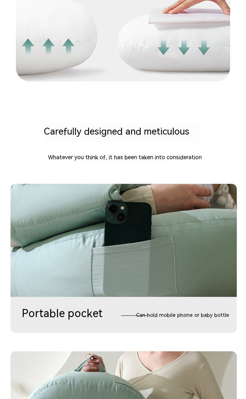 Nursing Pillow - Comfort & Support for Mom and Baby – Feeding Made Easy!