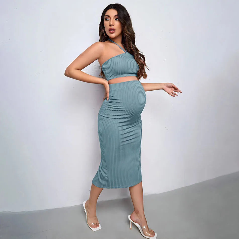 Comfy & Supportive Pregnancy Two Piece Set
