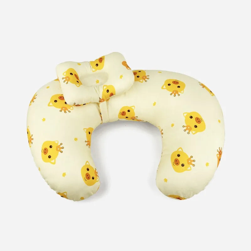 Nursing Pillow U Shaped Multifunctional with Removable, Machine Washable Cover - Waist & Neck Support for Breastfeeding