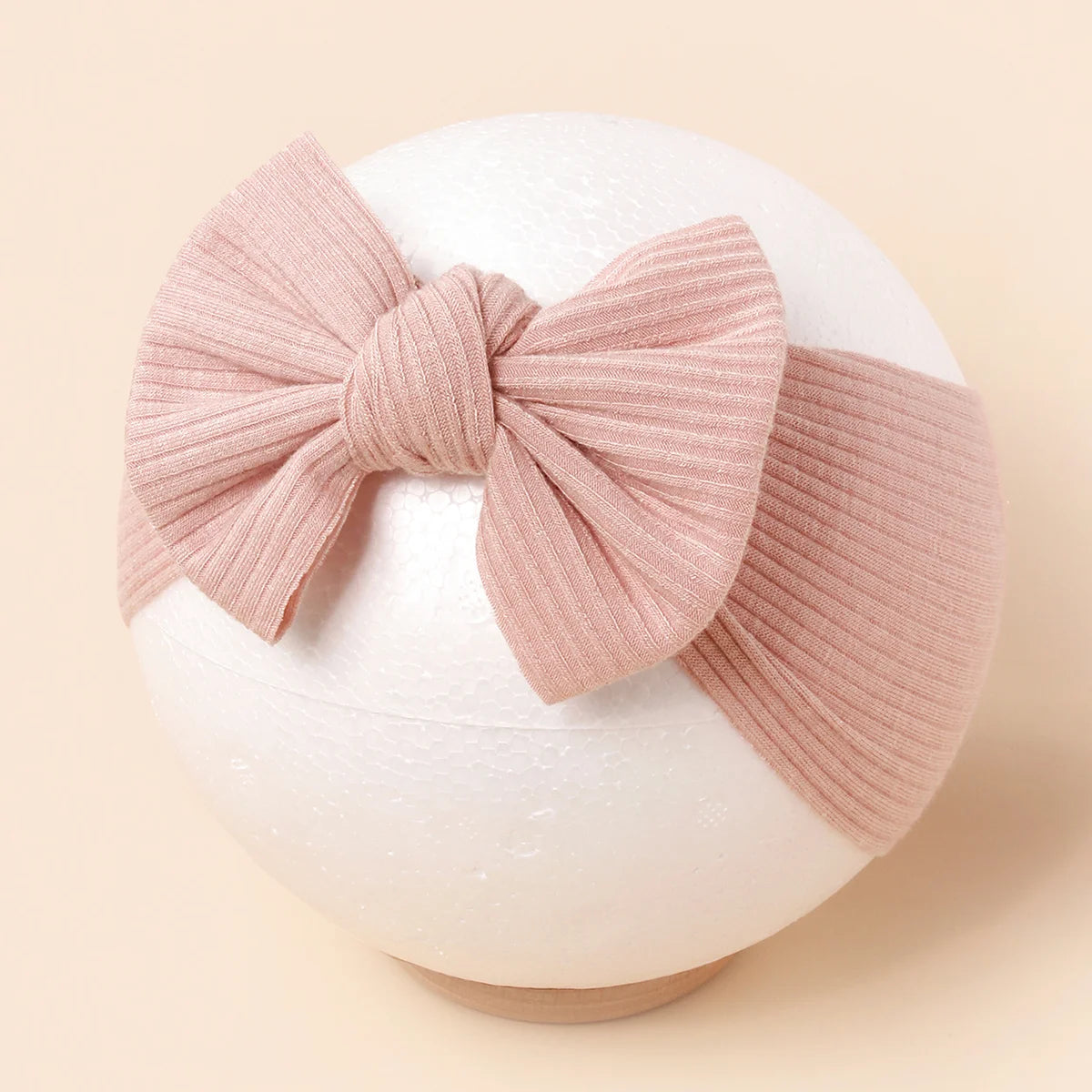 3pcs/Set  Knitted Children Hairband Solid Color Strips Cute Bow Headband