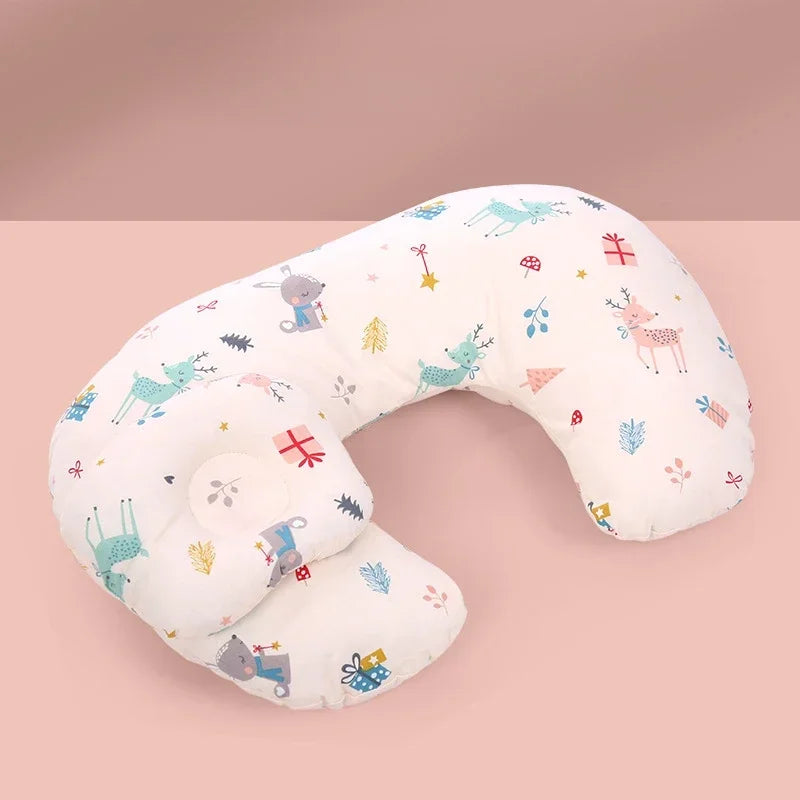 Multifunctional Nursing Pillow for Newborns & Moms – Ergonomic Breastfeeding Support with Waist Pain Relief