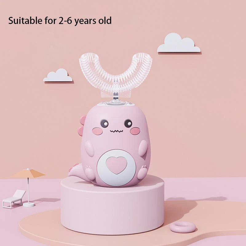 Kids silicone Toothbrush Automatic Rechargeable Sonic
