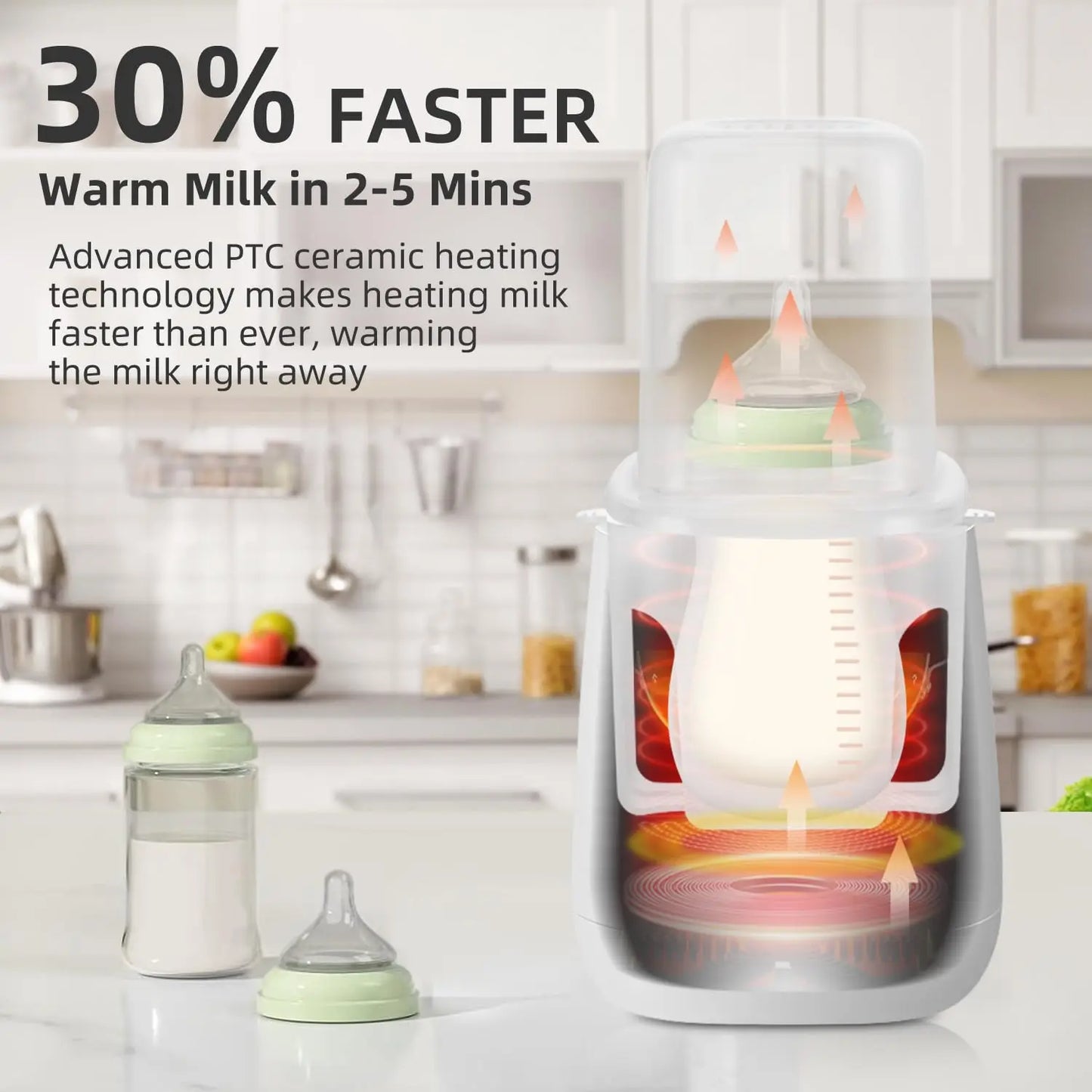 Multifunctional baby bottle warmer & sterilizer