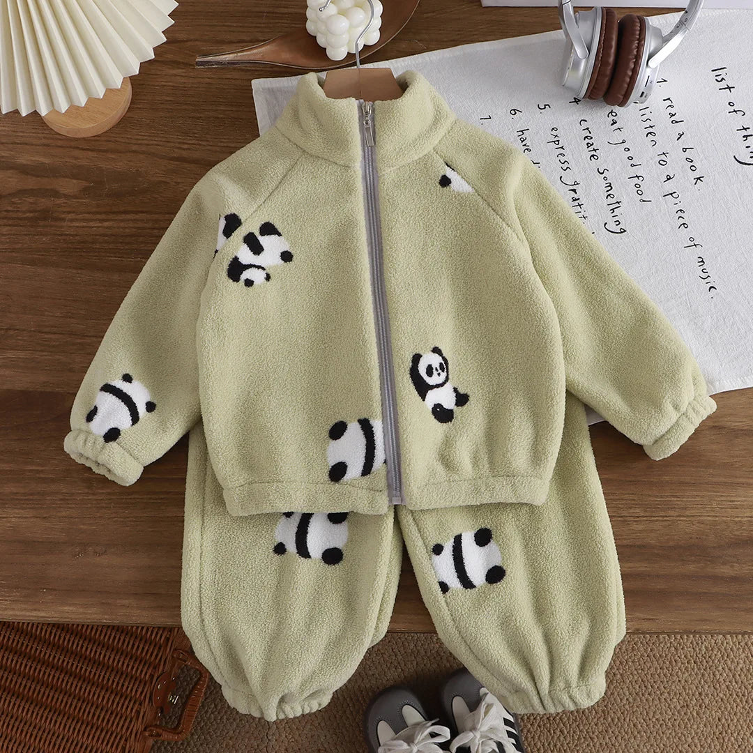 Panda Fleece Pyjama Set (Infant & Toddler)
