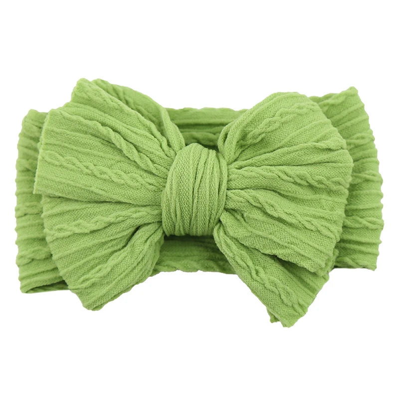 Baby Girl Headbands Bows Baby Headband Newborn Gift Elastic Hair Bands Solid Children Turban Kids Infant Hair Accessories