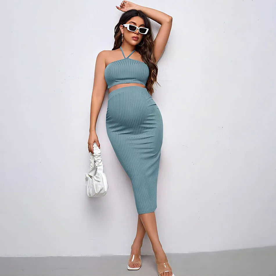 Comfy & Supportive Pregnancy Two Piece Set