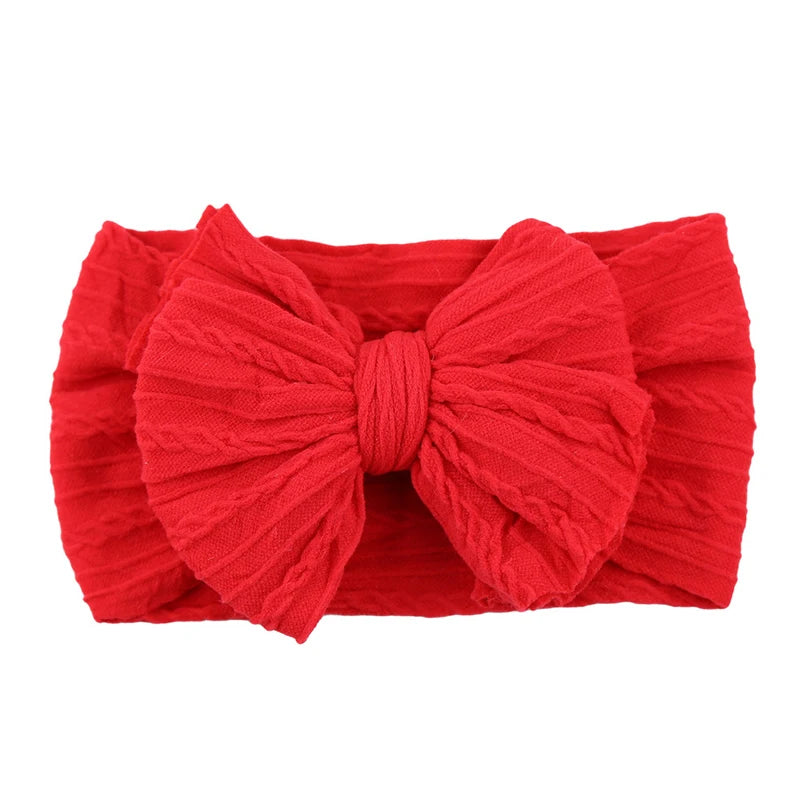Baby Girl Headbands Bows Baby Headband Newborn Gift Elastic Hair Bands Solid Children Turban Kids Infant Hair Accessories
