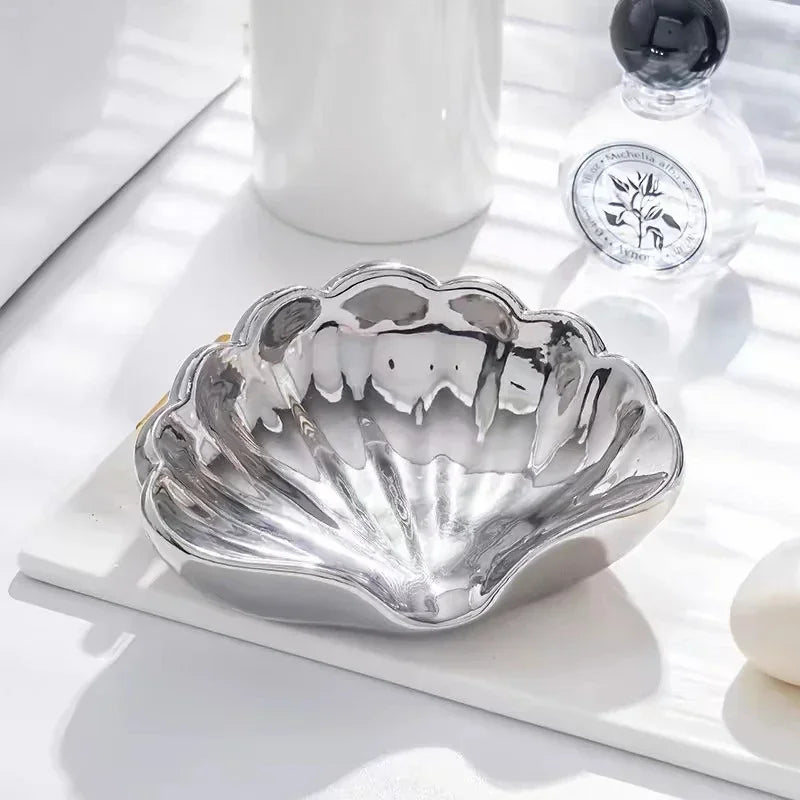 Creative Shell Ceramic Soap Dish