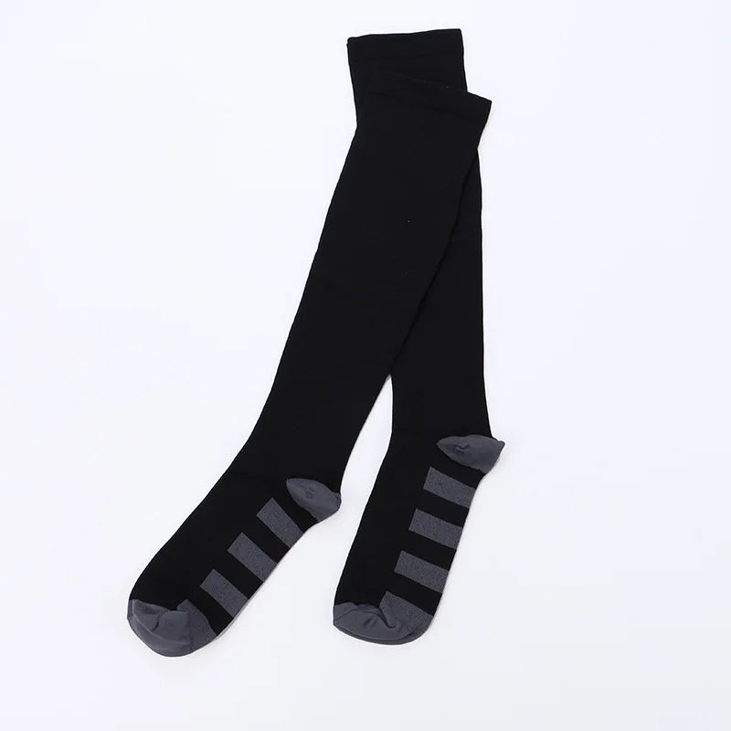 Compression Socks Woman Men Basketball Hockey Yoga Non Slip  Over The Knee Sport Football Cycling Knee High