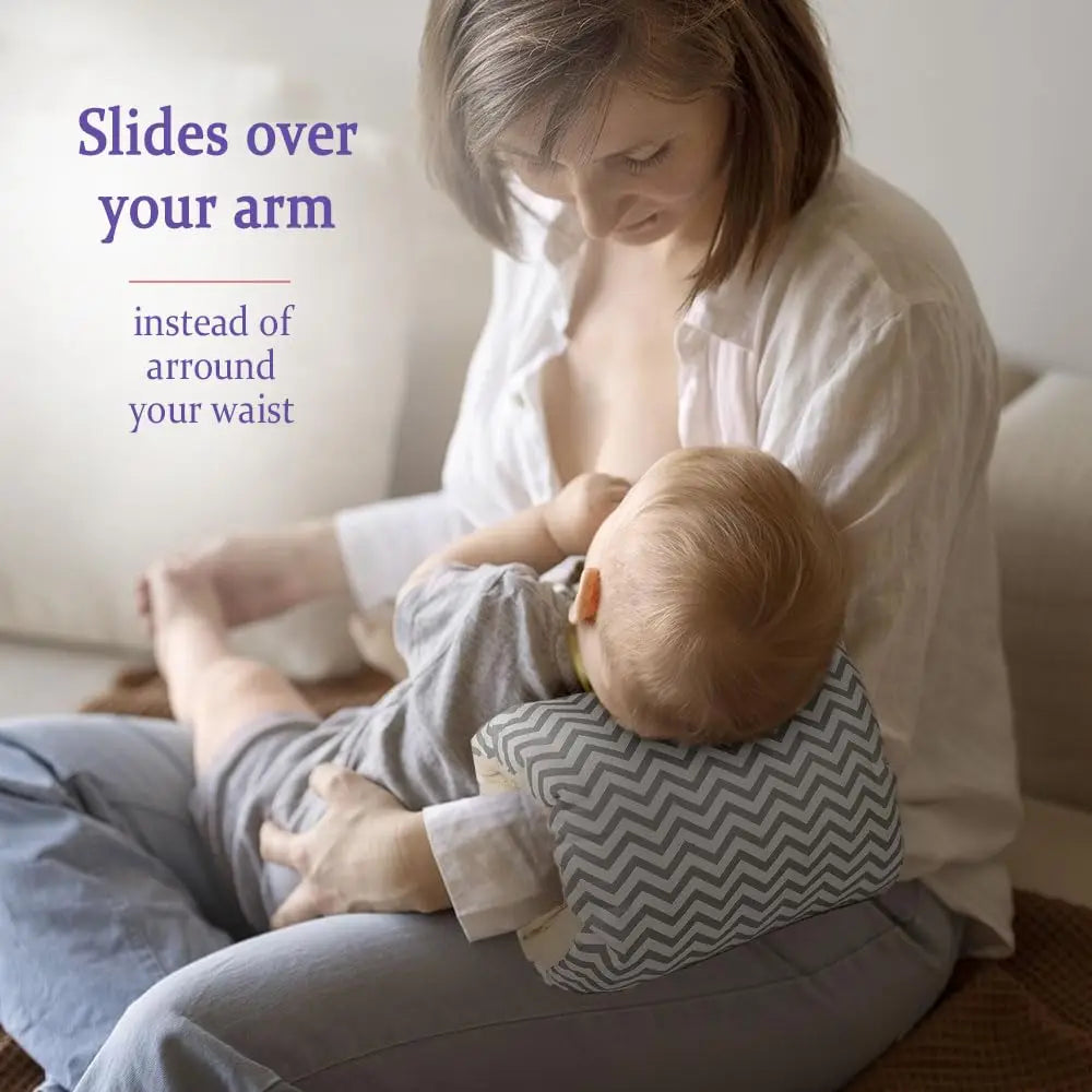 Cozy Cradle Arm Pillow Nursing Pillow for Breastfeeding Support Arm Pillow for Feeding Baby, Travel Nursing Pillow