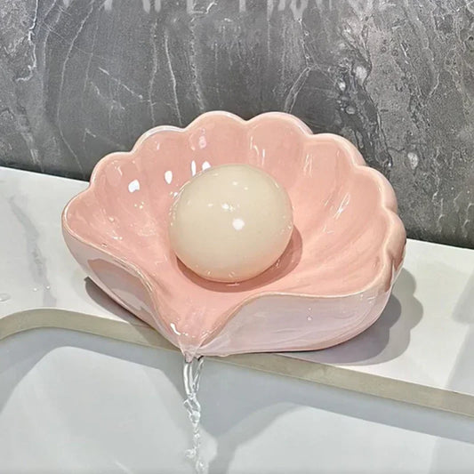 Creative Shell Ceramic Soap Dish