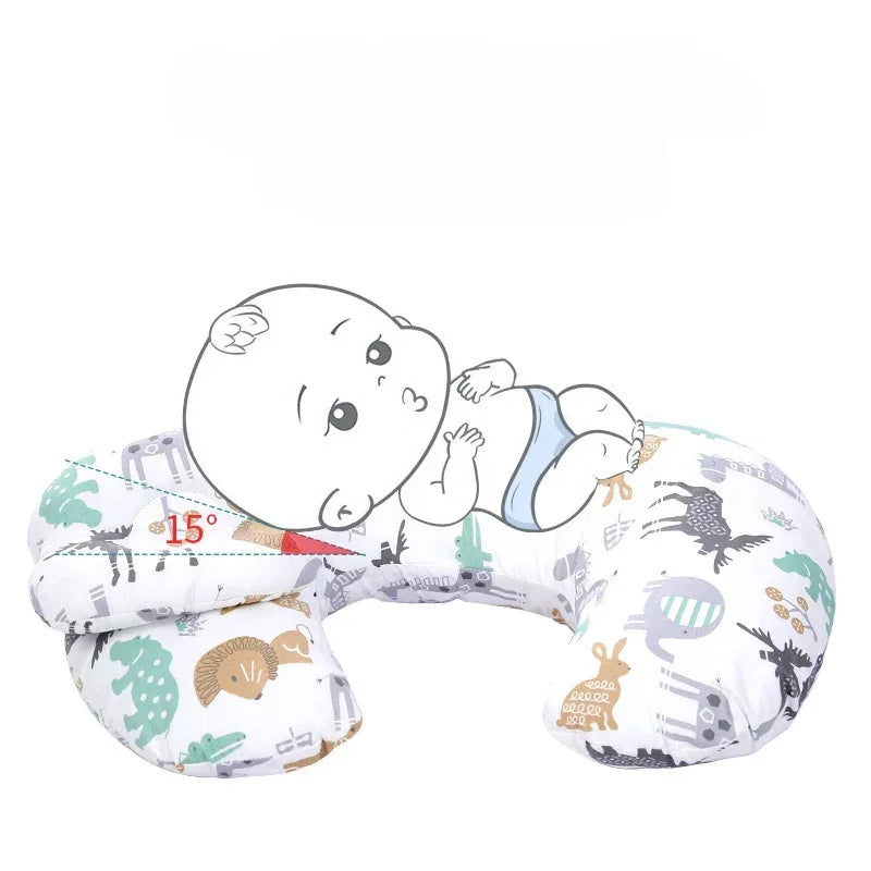 Multifunctional Nursing Pillow for Newborns & Moms – Ergonomic Breastfeeding Support with Waist Pain Relief