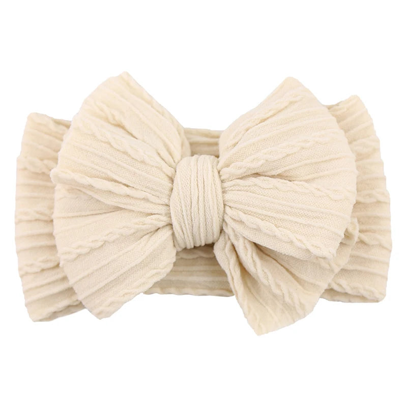 Baby Girl Headbands Bows Baby Headband Newborn Gift Elastic Hair Bands Solid Children Turban Kids Infant Hair Accessories