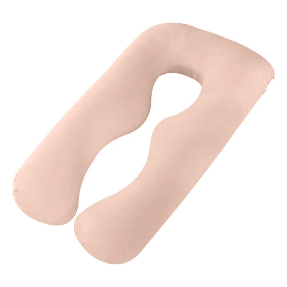Maternity Pillow Case Pure Cotton Cover Multifunction U-shape for Pregnant Women