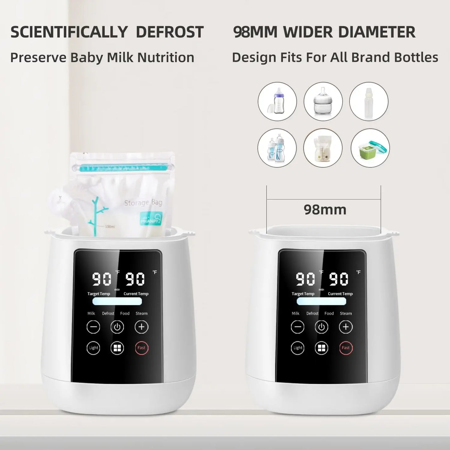 Multifunctional baby bottle warmer & sterilizer